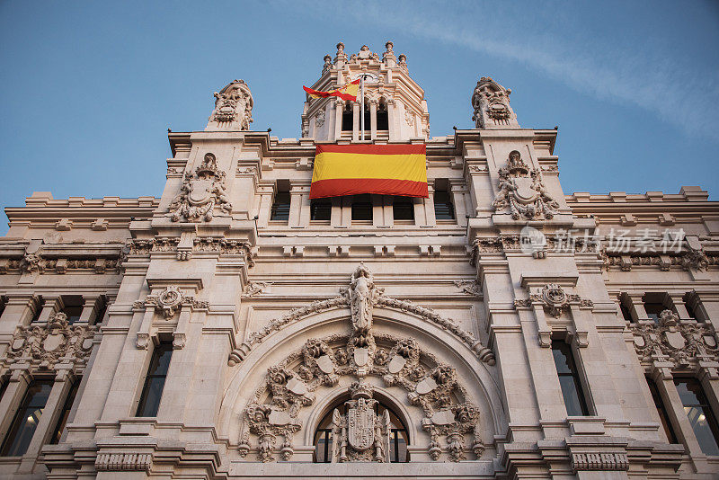 Palacio de Cibeles -马德里市政厅大楼，西班牙